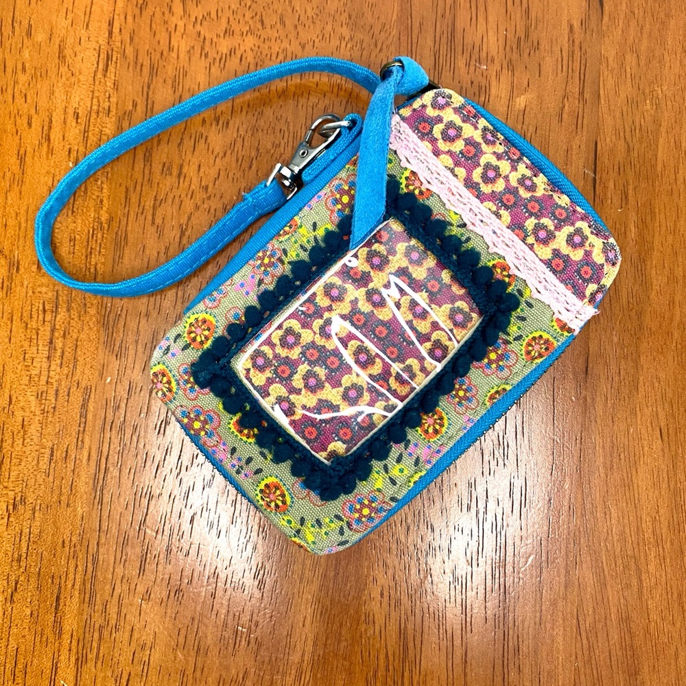 Natural Life Canvas Boho Wristlet Wallet Festival Let It Be Owl